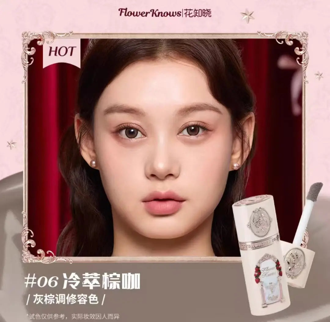 Flower Knows Strawberry Cupid Collection Liquid Blusher Multi-use Cheek Blush Long-lasting Moisturizing Natural Face Makeup 7g U2 BEAUTY